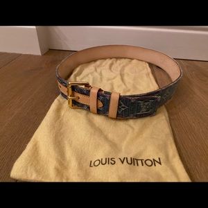 Louis Vuitton Denim Belt